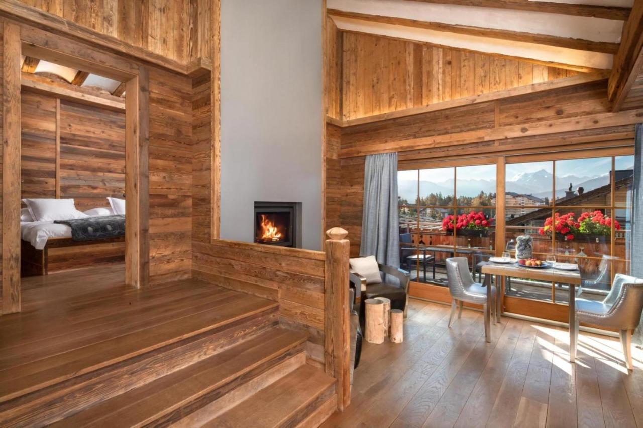 Hostellerie Du Pas De L'Ours "Relais Et Chateaux" Crans-Montana Exterior foto