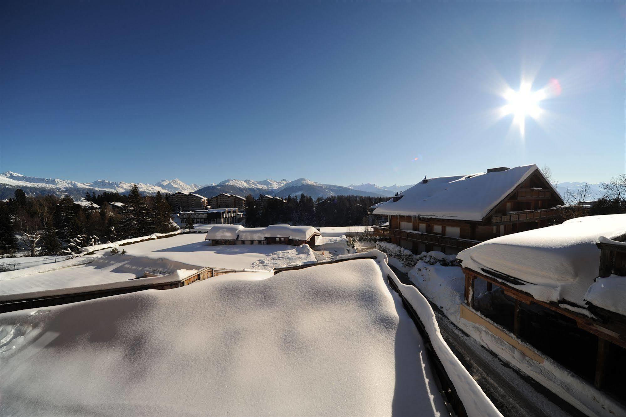 Hostellerie Du Pas De L'Ours "Relais Et Chateaux" Crans-Montana Exterior foto