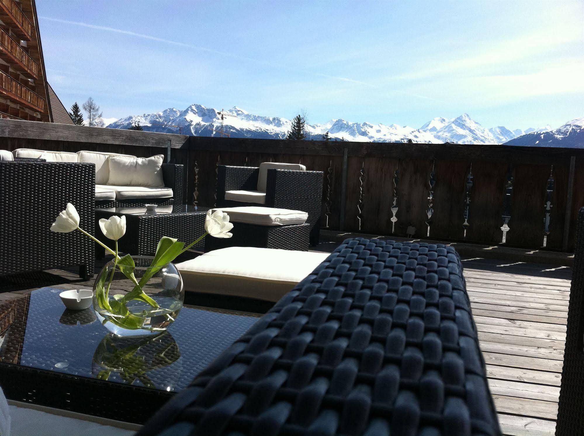 Hostellerie Du Pas De L'Ours "Relais Et Chateaux" Crans-Montana Exterior foto