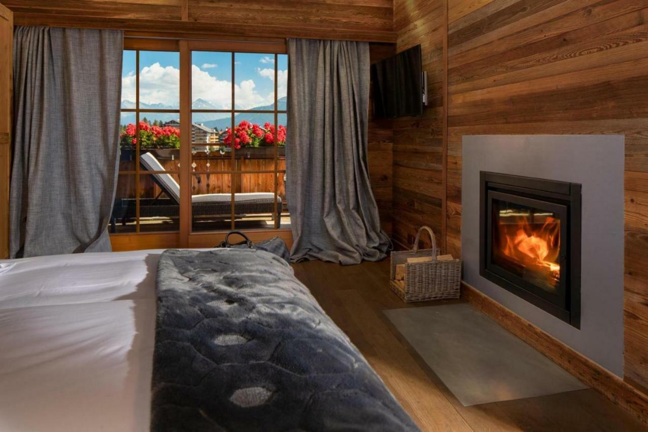 Hostellerie Du Pas De L'Ours "Relais Et Chateaux" Crans-Montana Exterior foto